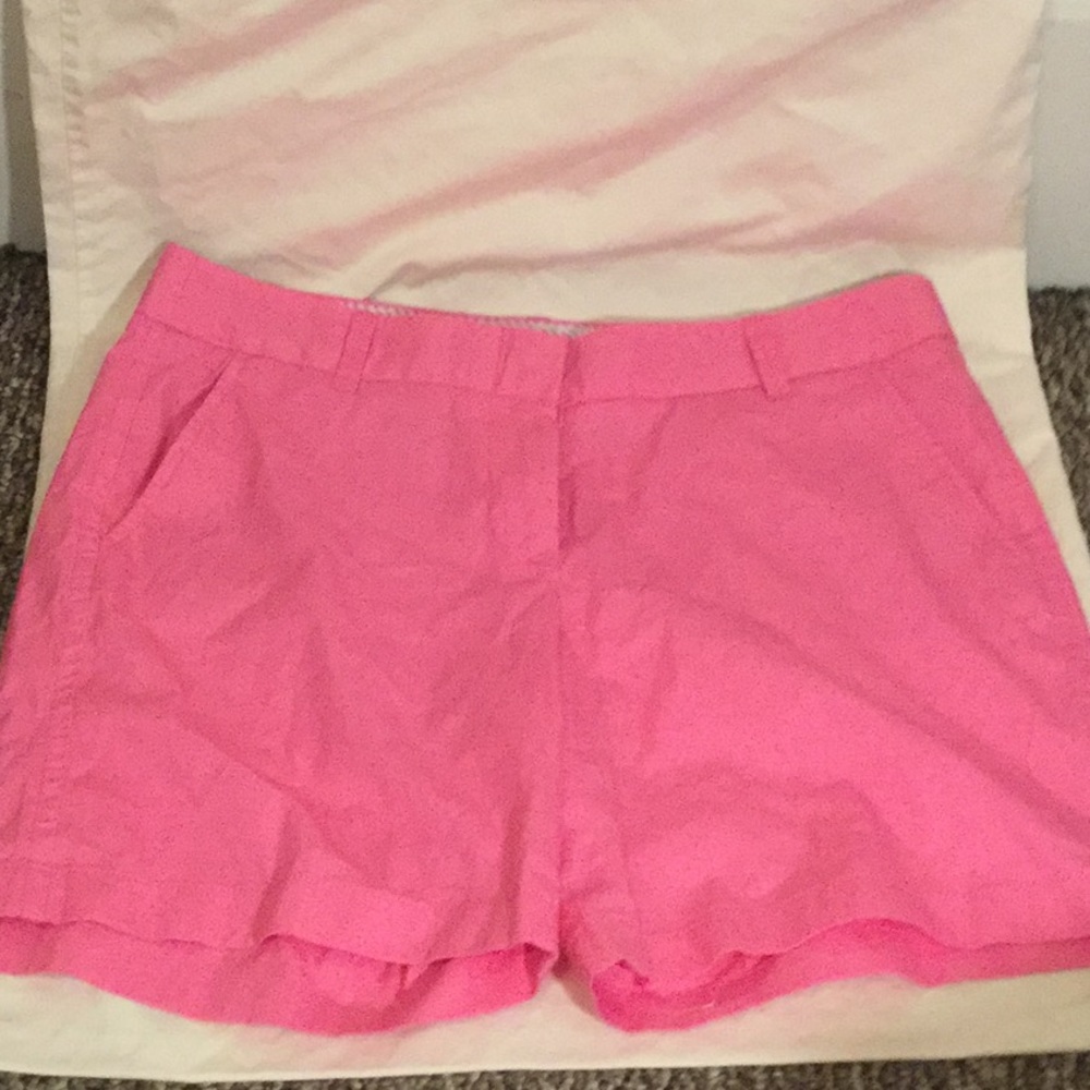 J Crew Neon Pink Shorts